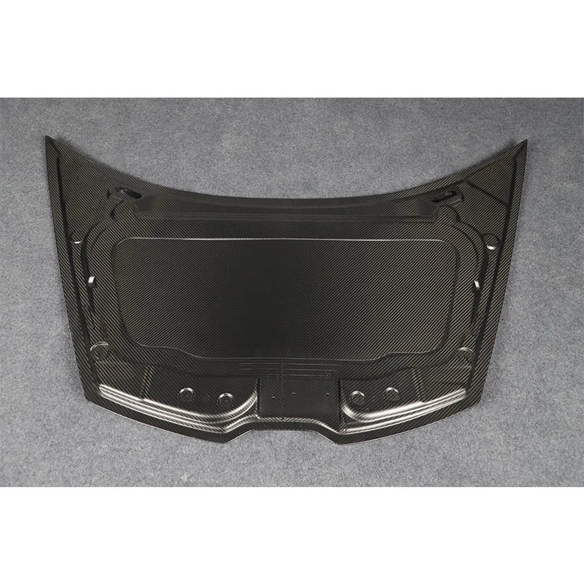 Car Parts V Style Dry Carbon Fiber Bonnet Hood Engine Cover For Lambo Huracan Lp580 Lp610 Body Kit